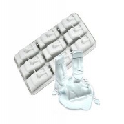 西方文化硅膠冰格，復(fù)活節(jié)石像制冰模型_硅膠廚